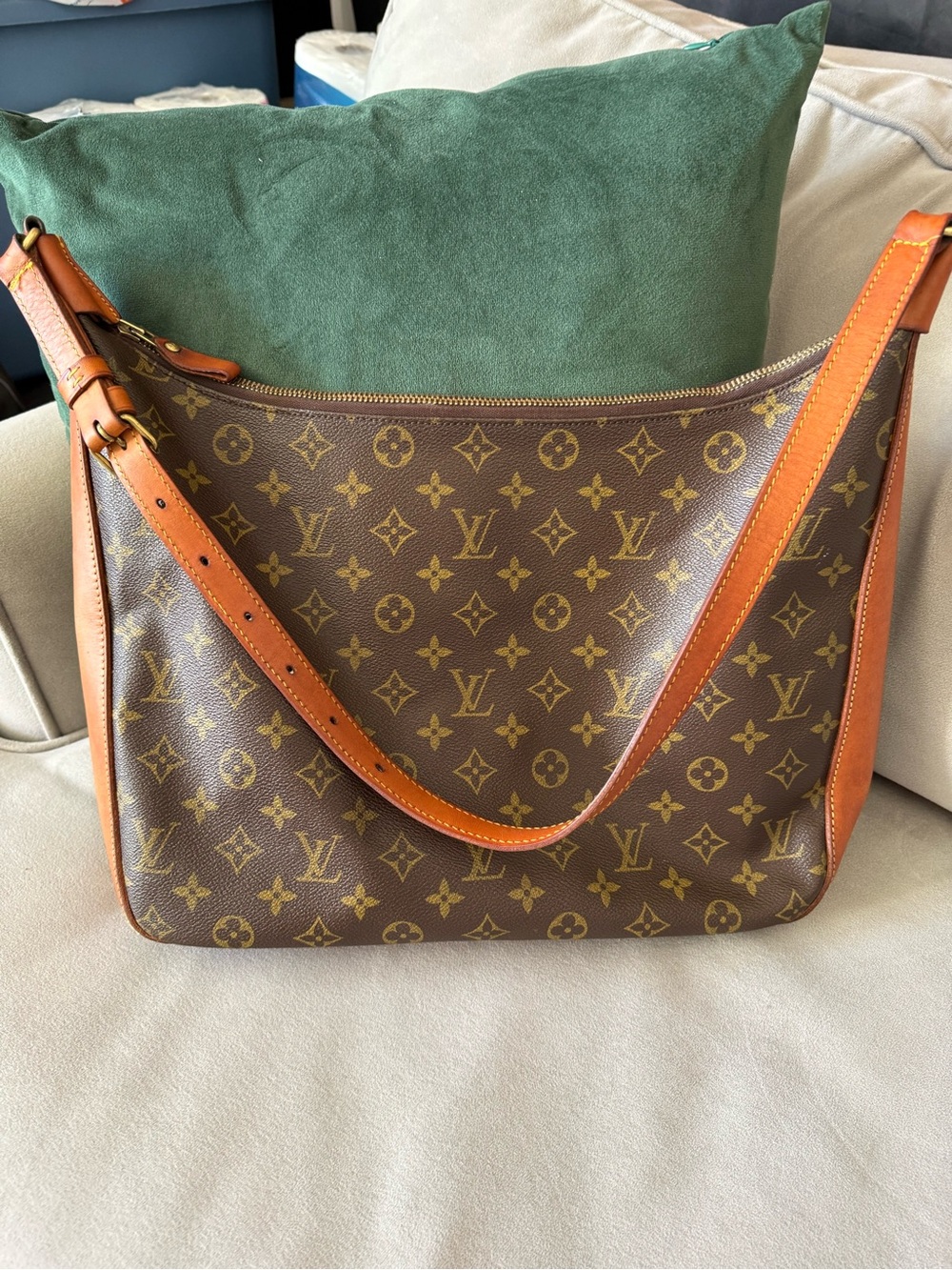 Louis Vuitton VINTAGE  Boulogne ✨ Pre date code of 1982! RARE w/Dustbag & COA - Picture 7 of 14